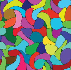 Poster - Abstract color seamless pattern