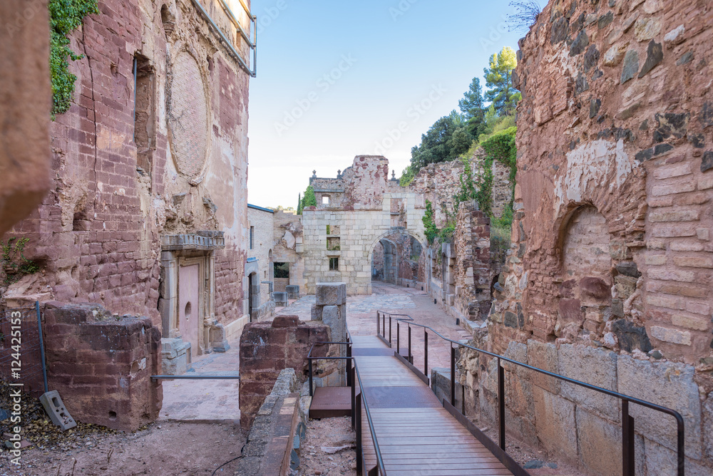 Priorat Monastery Ruins of the Carthusian monastery Scala Dei, the Cartoixa de Santa ...