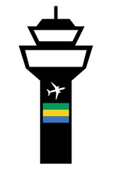 Sticker - Aéroport du Gabon