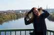 © Rob Rye - Portrait of man with a long beard and a long hair near the river