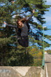© Rob Rye - Man with a long beard and a long hair flies like a bird