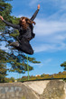© Rob Rye - Man with a long beard and a long hair flies like a bird
