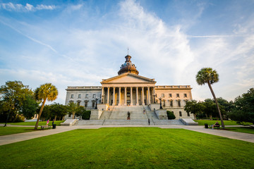 Canvas Print - The exterior of the South Carolina State House in Columbia, Sout