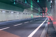 No traffic in the road tunnel