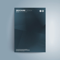 Poster - line halftone cover design. applicable for covers, placards, posters, flyers and banner design. eps1