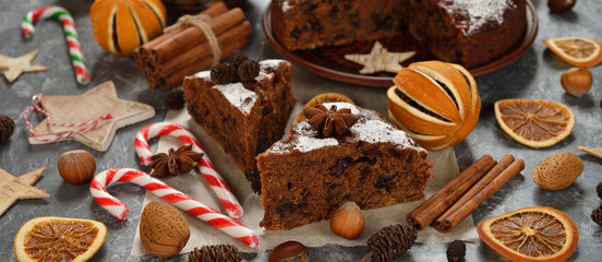 Sticker - Christmas fruit cake