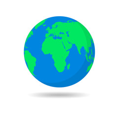 Canvas Print - planet earth icon. vector illustration.