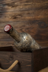 Wall Mural - old wine bottle