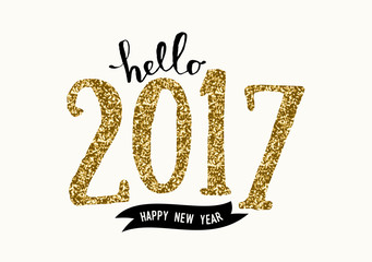 Poster - 2017 greeting card template