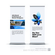 © Diamond Graphics - Vector set of modern roll Up Banner stand design with rectangles