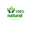 © mast3r - Eco Friendly Organic Natural Product Web Icon Green Logo Flat Vector Illustration