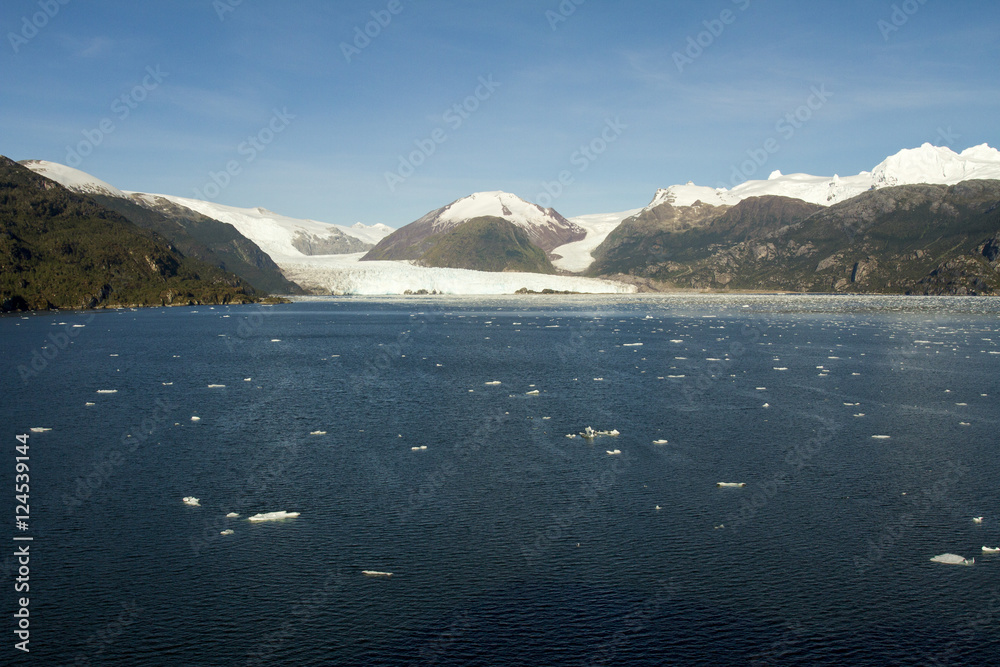 Chile - Amalia Glacier Landscape Stock Photo | Adobe Stock