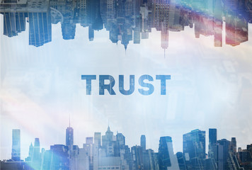 Wall Mural - Trust concept image