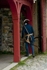 Canvas Print - Fort Louisbourg Guard - Nova Scotia - Canada