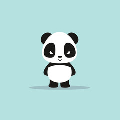 Poster - abstract cute panda