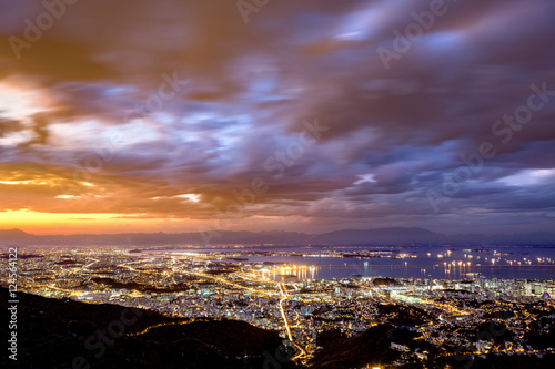 Aerial view of Rio de Janeiro downtown
