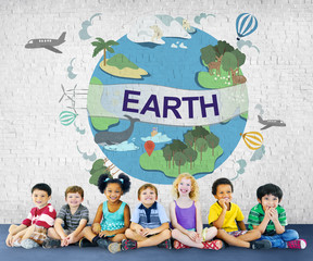 Wall Mural - Earth Ecology Environment Conservation Globe Concept