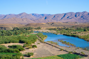 Poster - Draa river in Morocco