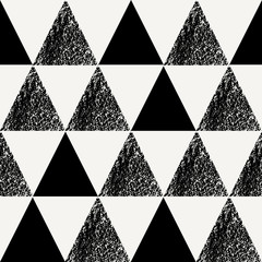 Poster - triangles seamless pattern