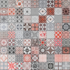 Naklejka na meble Ceramic tiles patterns from Portugal for background