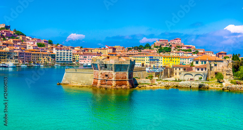 Panoramic View Over Portoferraio Town Of Isola D Elba Elba Island In Tuscany Region Italy Buy This Stock Photo And Explore Similar Images At Adobe Stock Adobe Stock
