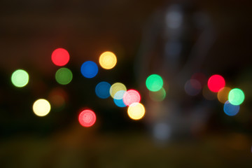 blurred Christmas Background, Christmas lanterns, festive backgr