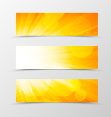 Poster - Set of header banner dynamic design