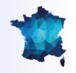Polygonal map of France