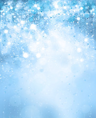 Wall Mural - abstract blue sparkle background.