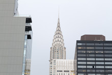 Chrysler Building From A Rooftop Bar