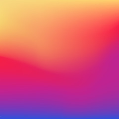 2016 instagram gradient style background. Vector smooth colorful illustration. Abstract blurred social media wallpaper.