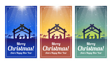 Nativity Scene Christmas Cards