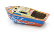 © Happypost - Vintage steam boat tin toy