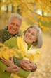 © aletia2011 - Senior couple in autumn park