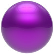 Sphere purple round ball geometric shape basic circle blue