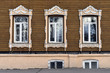 © Dobrydnev - Wooden decorating of windows old residential buildings