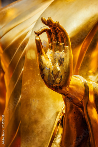 Fotomural Mano de estatua de Buda, Chiang Mai, Tailandia