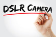 © dizain - Hand writing DSLR camera with marker, concept background