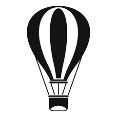 Sticker - Hot air balloon icon. Simple illustration of air balloon vector icon for web design