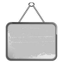 Black And White Frame On A Chain