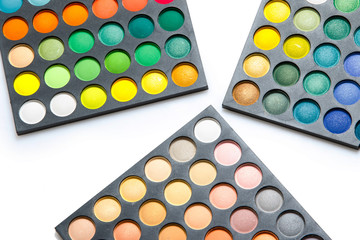 Poster - Palette with a multicolored eyeshadows