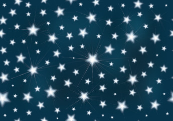 Wall Mural - vector seamless starry background.