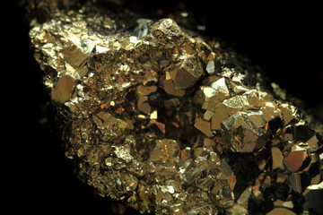 Sticker - pyrite mineral background