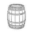  Line sketch of barrel 