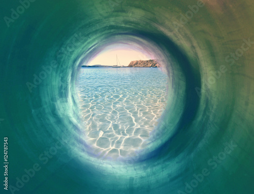 Zdjęcie XXL Tunel do morza marzeń
