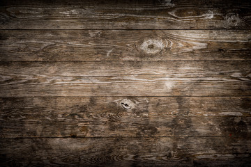 Poster - Rustic wood planks background