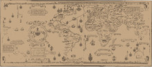 Early World Map / Diogo Ribeiro [vector]