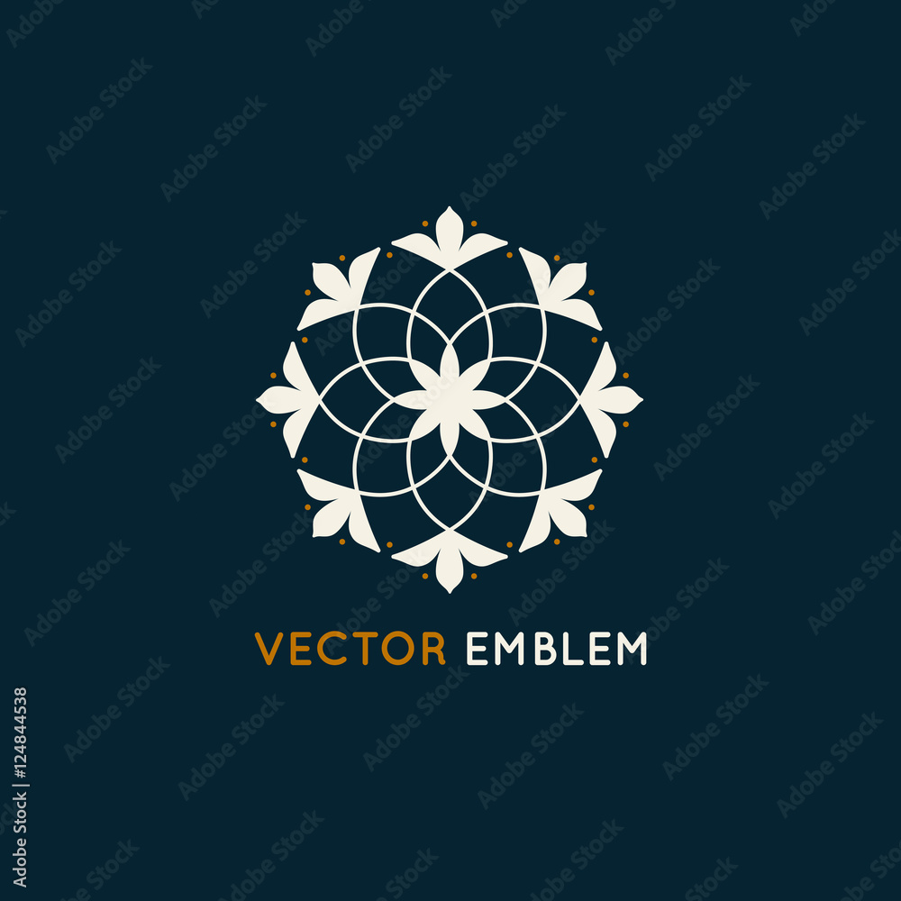 Vector logo design template Stock Vector | Adobe Stock