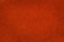Brick Red Felt Background Close Up Based On Natural Texture