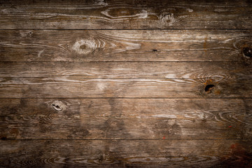 Poster - Rustic wood planks background